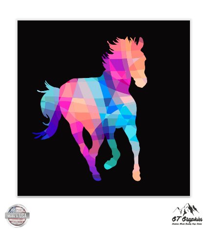 Colorful Mustang Horse - 3