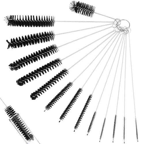 Straw Cleaner Brush, 14PCS 8.2 Inch Nylon Tube Brush Set, Bottle Cleaning Brushes for Water Bottle, Sippy Cup,Tight Spaces,Tumbler