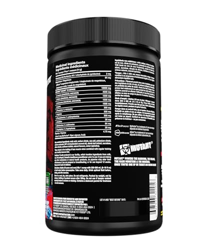 MUTANT GEAAR - Complete Essential Amino Acids | 10g EAAs + Arginine | Vegan | Electrolytes | No Synthetic Colors or Flavours | Muscle Recovery & Hydration | 420g | 30 Serves | Rocket Pop