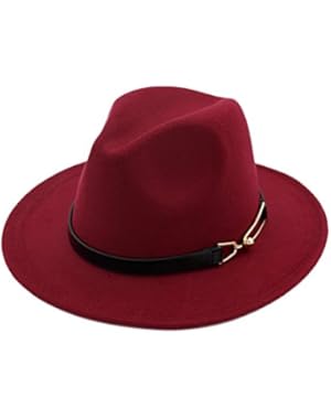 Multicolor Plain Round Top Bowler Hat Autumn Winter Womens Felt Jazz Cap
