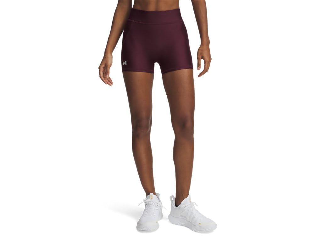 Under Armour Womens Team Shorty 3, (601) Dark Maroon / / White, XX-Large Image