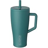 BrüMate Era 30 oz Tumbler with Handle and Straw | 100% Leakproof Insulated Water Bottle Tumbler with Lid and Flexible SoftSip Straw | Made of Stainless Steel | Cup Holder Friendly | 30oz (Juniper)