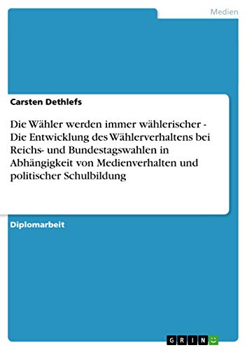 Die Wähler werden immer wählerischer - Die Entwicklung des Wählerverhaltens bei…