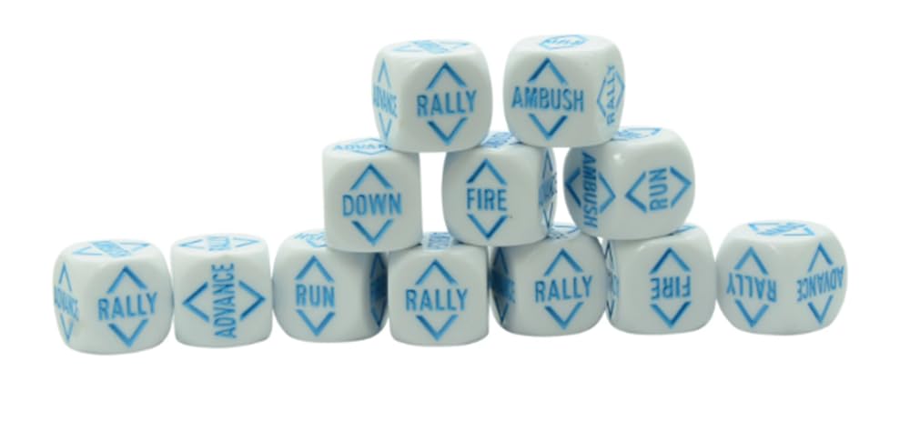 Warlord Games Order Dice for Bolt Action (Ice White)