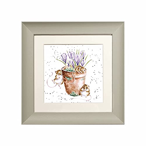 Wrendale Designs - 'Garden Friends' Framed Card - Sage