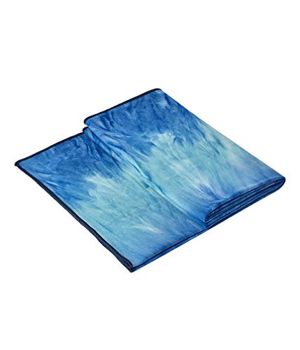 Essuie-mains de yoga eQua Hand - Tie Dye Blues Manduka