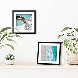 Americanflat 8x8 Picture Frame in Black - Use as