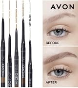 Avon Glimmerstick Microfine Eyebrow Pencil Dark Brown 2mm Tip All Day Definition view 2
