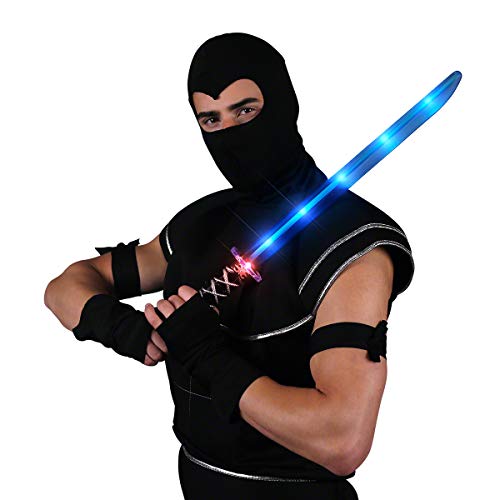 Deluxe Ninja LED Light up Sword with Motion Activated Clanging Sounds Pricepulse