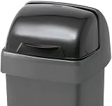 Addis 510504 10L Roll Top Bin Metallic Kitchen Under-Work Top view 2