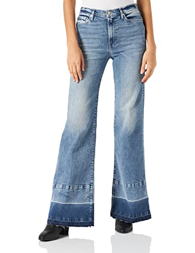 7 for All Mankind Damen Jswdu940 Jeans, Light Blue, 24 EU
