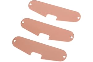 MYLES MUSIC SHOP 3pcs Steel Guitar Single Coil Pickups Base Plates Fit Strat Guitars