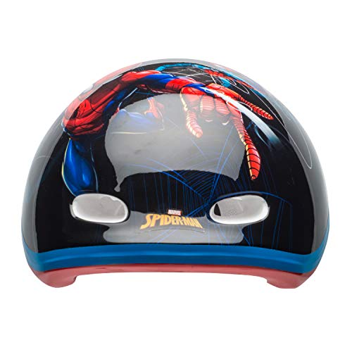 BELL SpiderMan Shooting and Swinging Toddler Bike Helmet, (35 yrs