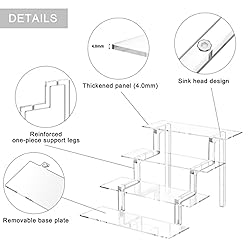 Acrylic Stand Riser Display, 12” Perfume Display