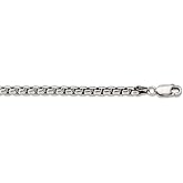 JewelryWeb 925 Sterling Silver Oxidized Round Box Chain Necklace Chain-Necklace for Women and Men in Choice of Lengths