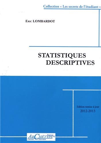 Statistiques descriptives