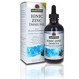 Nature's Answer Ionic Zinc Immune with Black Elderberry 4 oz Extract with Slippe