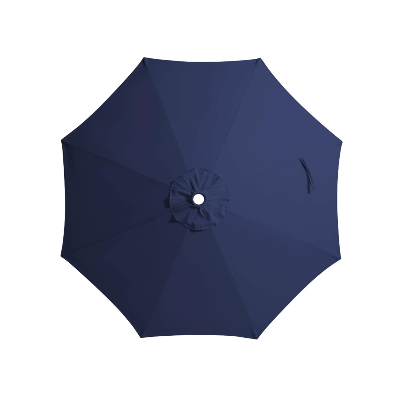 Photo 1 of JEAREY 9 ft Patio Umbrella Replacement Canopy for 8 Ribs, Table Market Yard Umbrella Replacement Top Cover-Navy (Canopy Only)