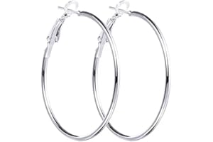 QLKILYR 925 Silver Stud Earrings, High Polish Star Earrings, Dainty Hypoallergenic Ear Jewelry Stud Earrings for Women Girls