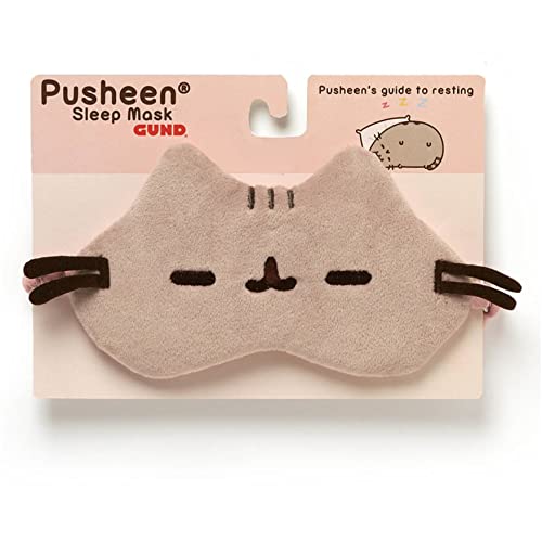 GUND Pusheen Cat Plush Stuffed Animal Sleep Mask, Gray, 8" Pricepulse