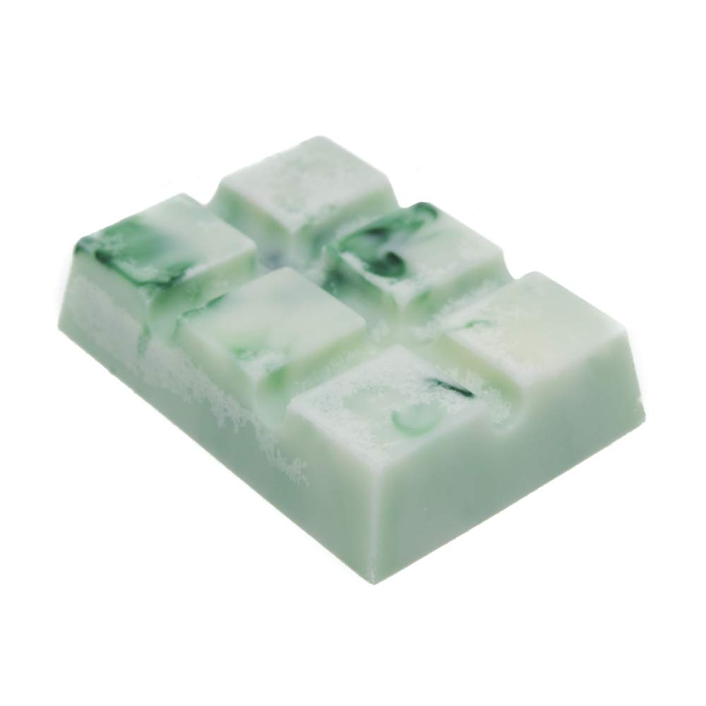 Lime, Basil & Mandarin Highly Scented Luxury Eco Wax Melt Snap Bars | Long Lasting, Suitable For Vegans, Eco Packaging | Free from Soy, Palm & Cruelty Free