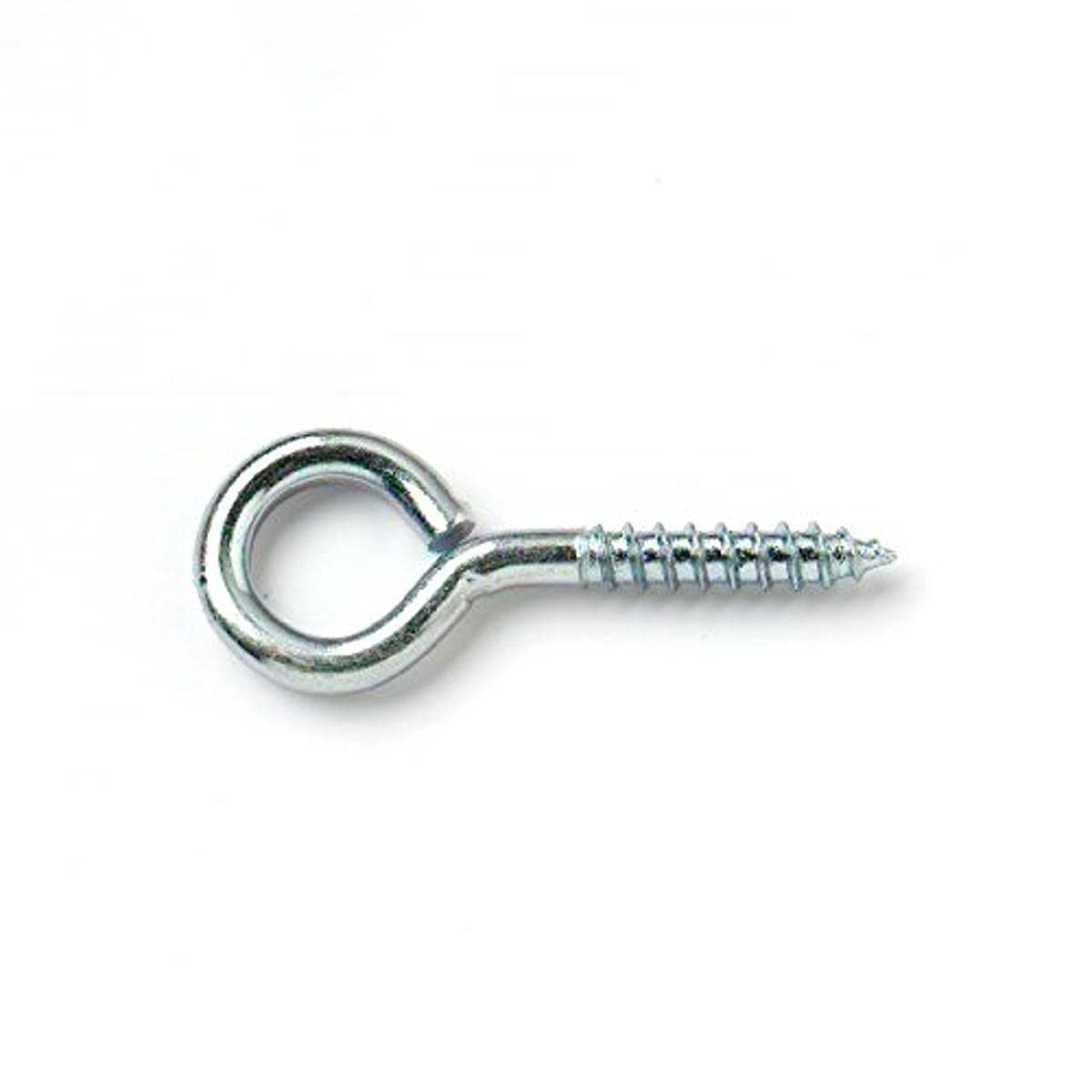Merriway® BH00103 (25 Pcs) Zinc Plated Screw-In Eye Steel, 30 mm (1.1/4 inch) - Pack of 25 Pieces
