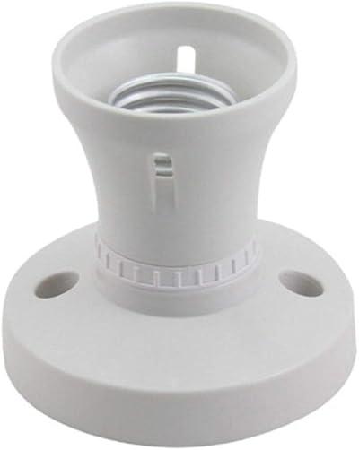 QYEW E27 Light Bulb Holder Lamp Base Wall Adapter Ceiling Socket Converter