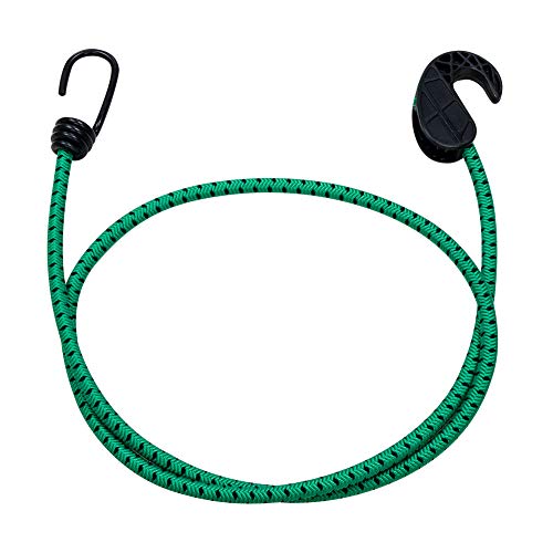 Amazon Basics Adjustable 36Inch Bungee Cords, 2tone Green + black, 2Pack (20Piece) Pricepulse