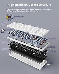 DAREU Premium Wireless Gaming Keyboard and Mouse