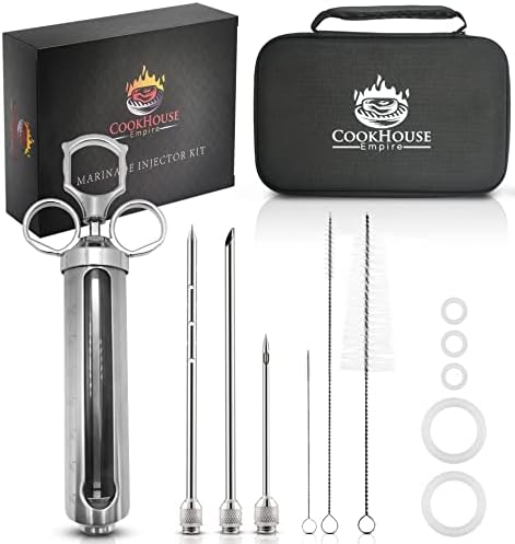 Blue Smoke Injector سعر Meat Injectors for Smoking - Stainless Steel Marinade Injector Kit ...