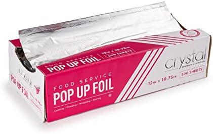 Crystal By Crystalware FPU12102400B Premium Aluminum Foil Pop Up Foil Sheets For Storing Cooking Food   Ap B00sgn9k8q - View #4