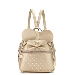 KL928 Girls Bowknot Polka Dot Cute Mini Backpack