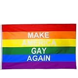 Original Make America Gay Again 3' x 5' Anti-Trump Rainbow Pride Flag