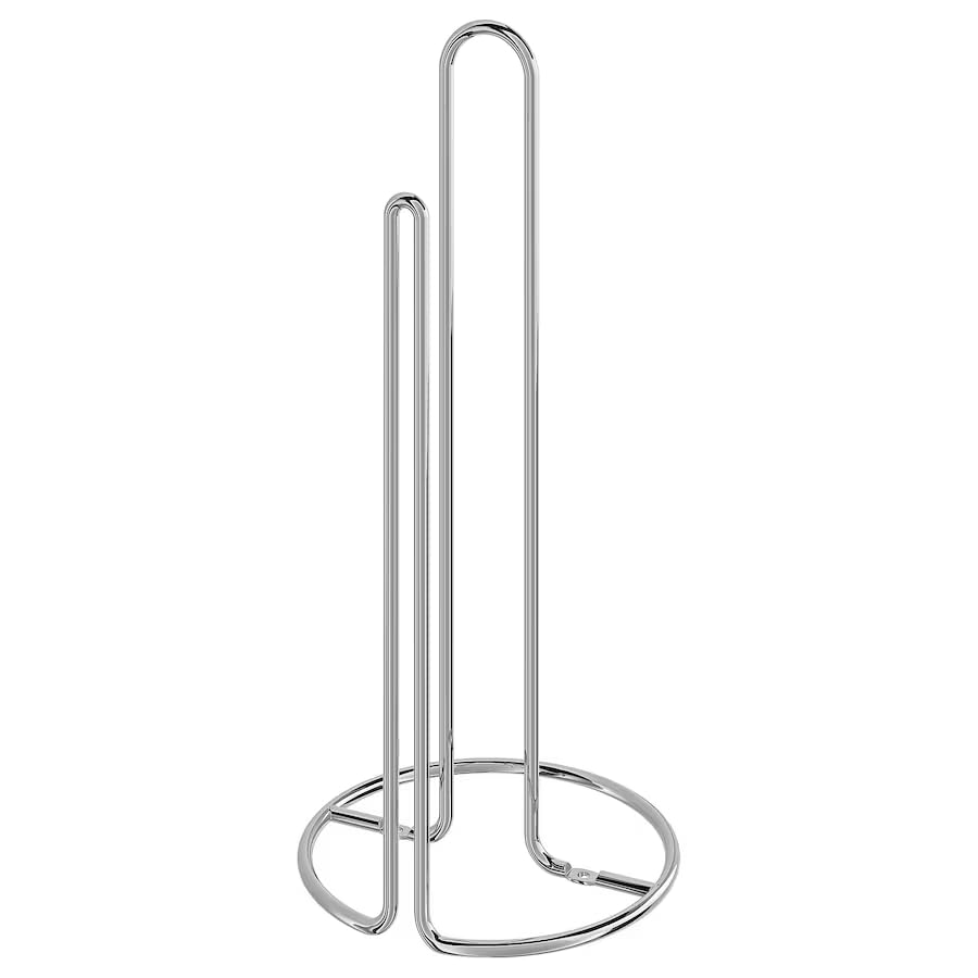 Ikea TORKAD Kitchen Roll Holder in Silver; (28 cm)