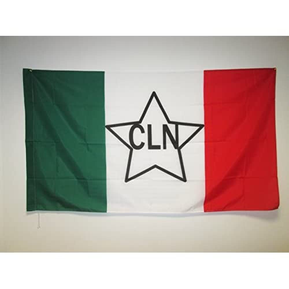 AZ FLAG - National Liberation Committee Italy Flag - 2x3 Ft - Italian CLN Banner with Sleeve - 100% Polyester - Fade Resistant - Vivid Colors - 2' x 3' Feet - 90x60 Cm