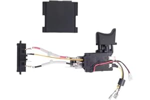 Drill Trigger Switch N860998 N359999 Replacement Compatible for De-WALT DCF880 DCF883 DCF885 20V for Impact Drivers, Black-Pl