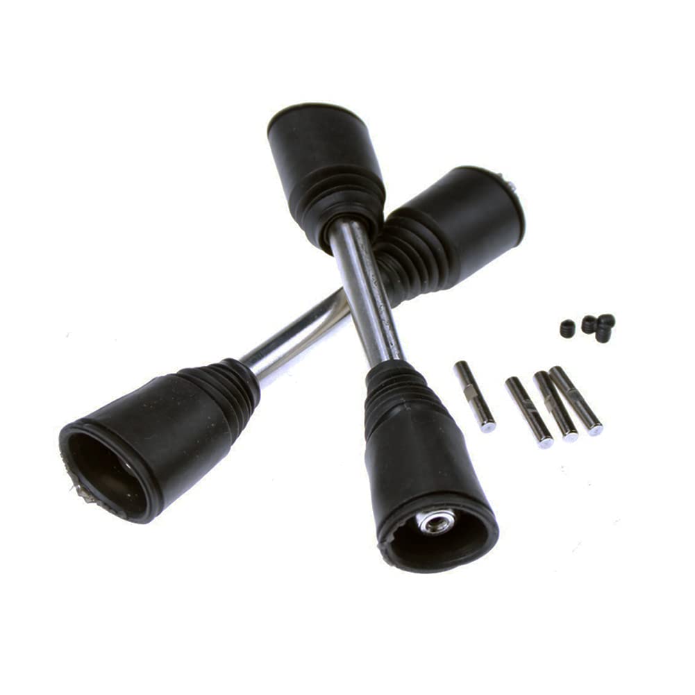 smTSRC Drive Shaft bones 9MM With Axle Boot fit 1/5 HPI ROVAN KM baja 5B 5T 5SC RC Car PARTS (Black)