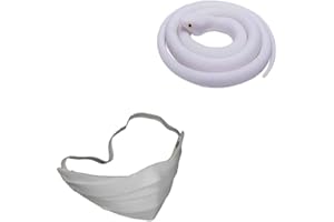 Ealipoi Iguro Cosplay Mask Anime Demon Cosplay White with Costume Accessories EVA Prop1PC/2PCS