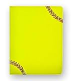 Zumer Sport Softball Leather Notepad Portfolio