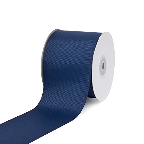 Creative Ideas Grosgrain Ribbon - 3/8 Inch Wide Ivory Polyester Ribbon 50 Yard Roll