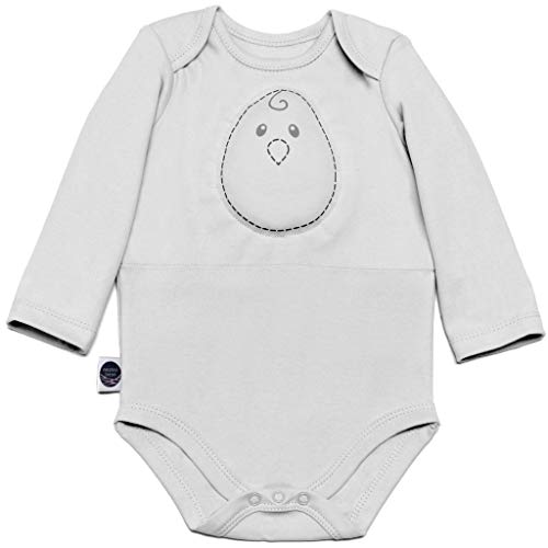 body de frijol anidado zen - body de peso suave | bebé: 3-6 meses