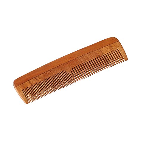 HealthAndYogaÂ® Handcrafted Neem Wood Comb - Anti Dandruff, Non-Static and Eco-friendly- Great for Scalp and Hair health -7