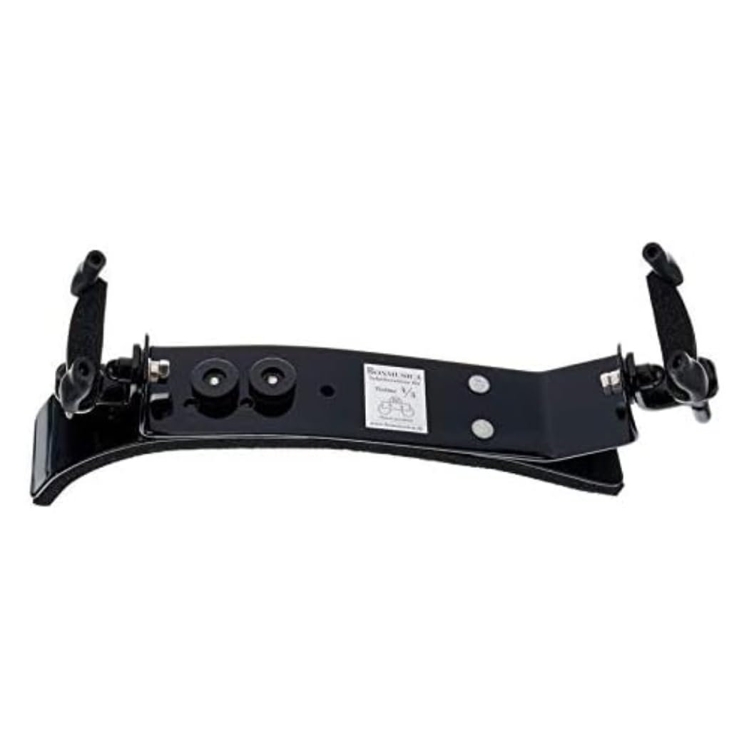 Bonmusica Shoulder Rest for Violin 4/4 - Ergonomic Shape - Non-slip - Mouldable - Comfortably Padded