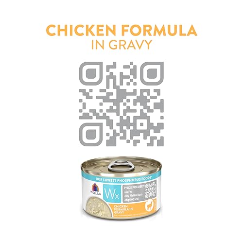 WERUVA WX PHOS FOCUSED NATURAL WET CAT FOOD, OUR LOWEST PHOSPHORUS FORMULAS