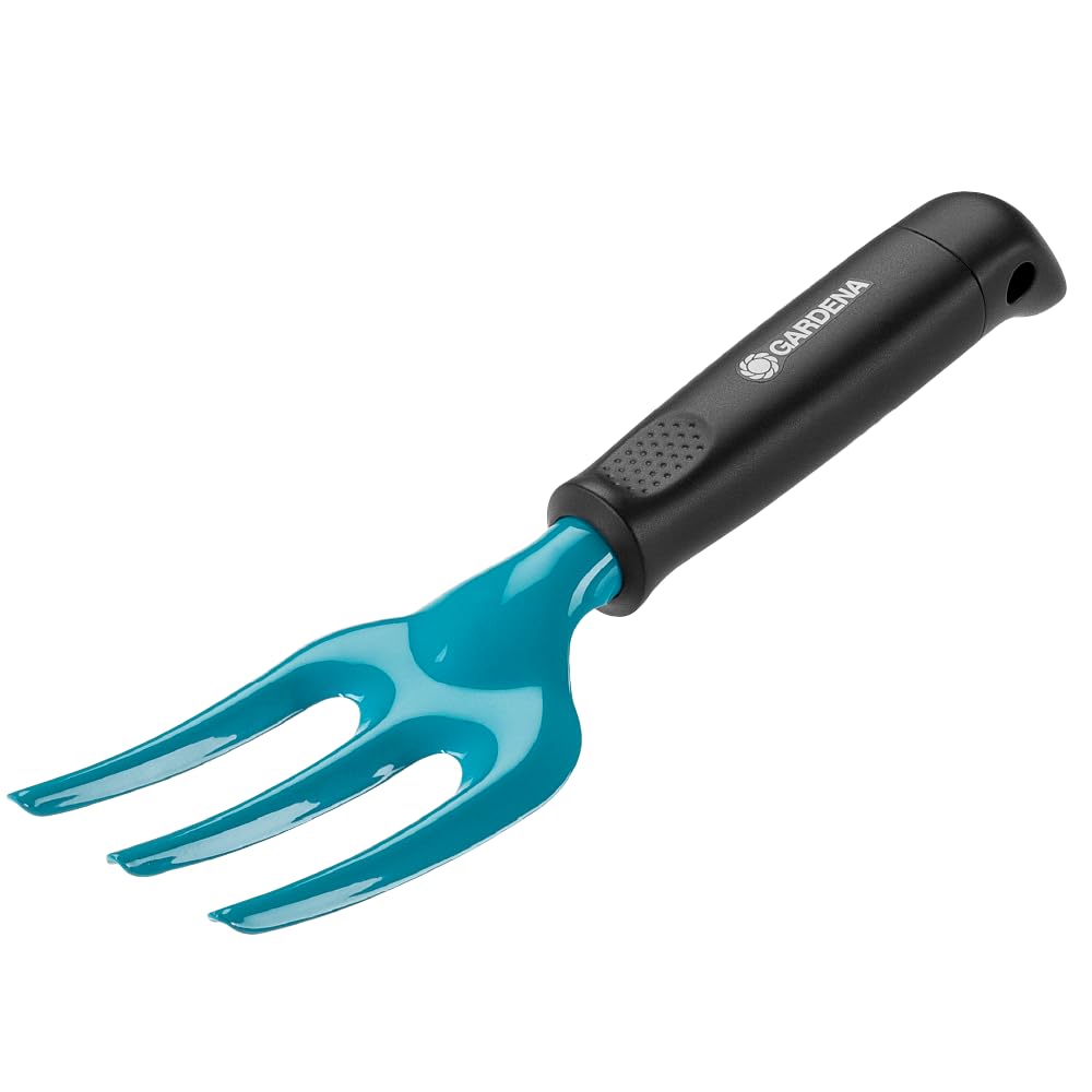 GARDENA Classic Flower Fork: Garden tool that is gentle on the roots, for planting and transplanting, ergonomic handle (8952-20)