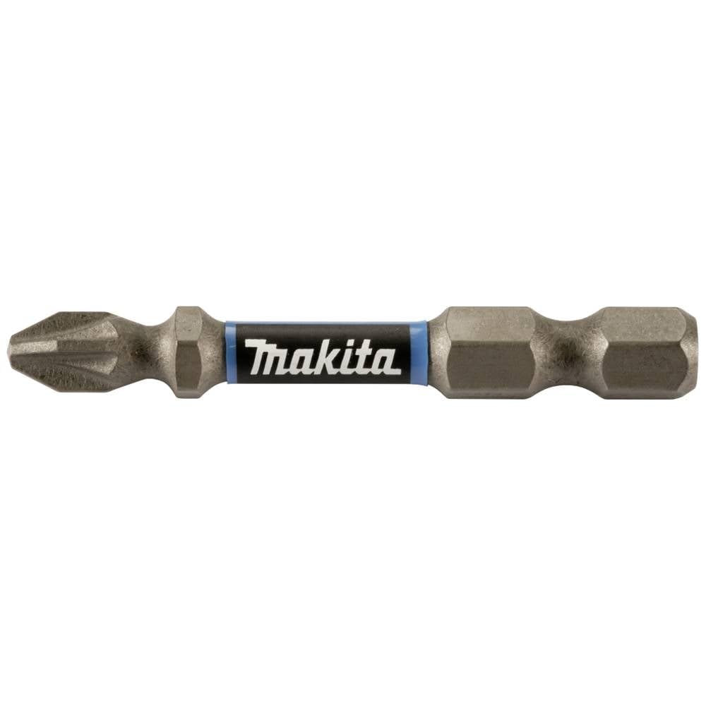 Makita E-03383 Impact Premier Double Torsion Bits PZ2 50mm Pack of 10