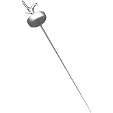 Fencing Electric Sword Weapon, National Grade Electric Fencing Sword with Handle Grip, Professional Complete Standard Fencing Gear for Fencer, 41.34" Blade Fencing Epee/Foil/Saber(Right Hand)