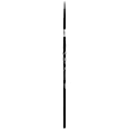 Silver Brush Limited 3000S-2 Black Velvet Round Paintbrush for Watercolor, Gouache, Inks, & Dyes, Size 2, Short Handle