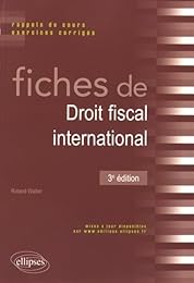 Fiches de droit fiscal international