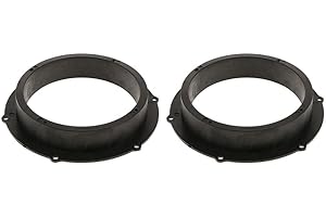 KoiLykke Speaker Spacers 6.5"" Front for Door 2 Pack, Plastic Tweeter Adapter for Ring, for 8 to 6.5 Inch Car Audio Installat
